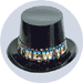 new years hats elegant plastic