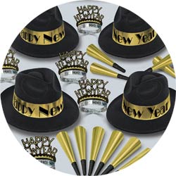gold swing assortment 88595BKGD50 new years party kit