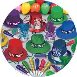 grand deluxe assortment 88805-50 new years party kit