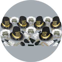 midnite hour assortment 88353-50 new years party kit