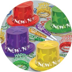 new year star assortment 88832-50 new years party kit