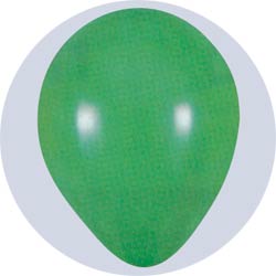 green latex balloons
