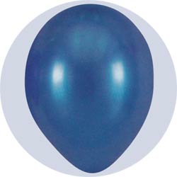 pearlized blue latex balloons