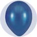 pearlized blue latex balloons