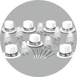 white ice assortment 86108-50 new years party kit